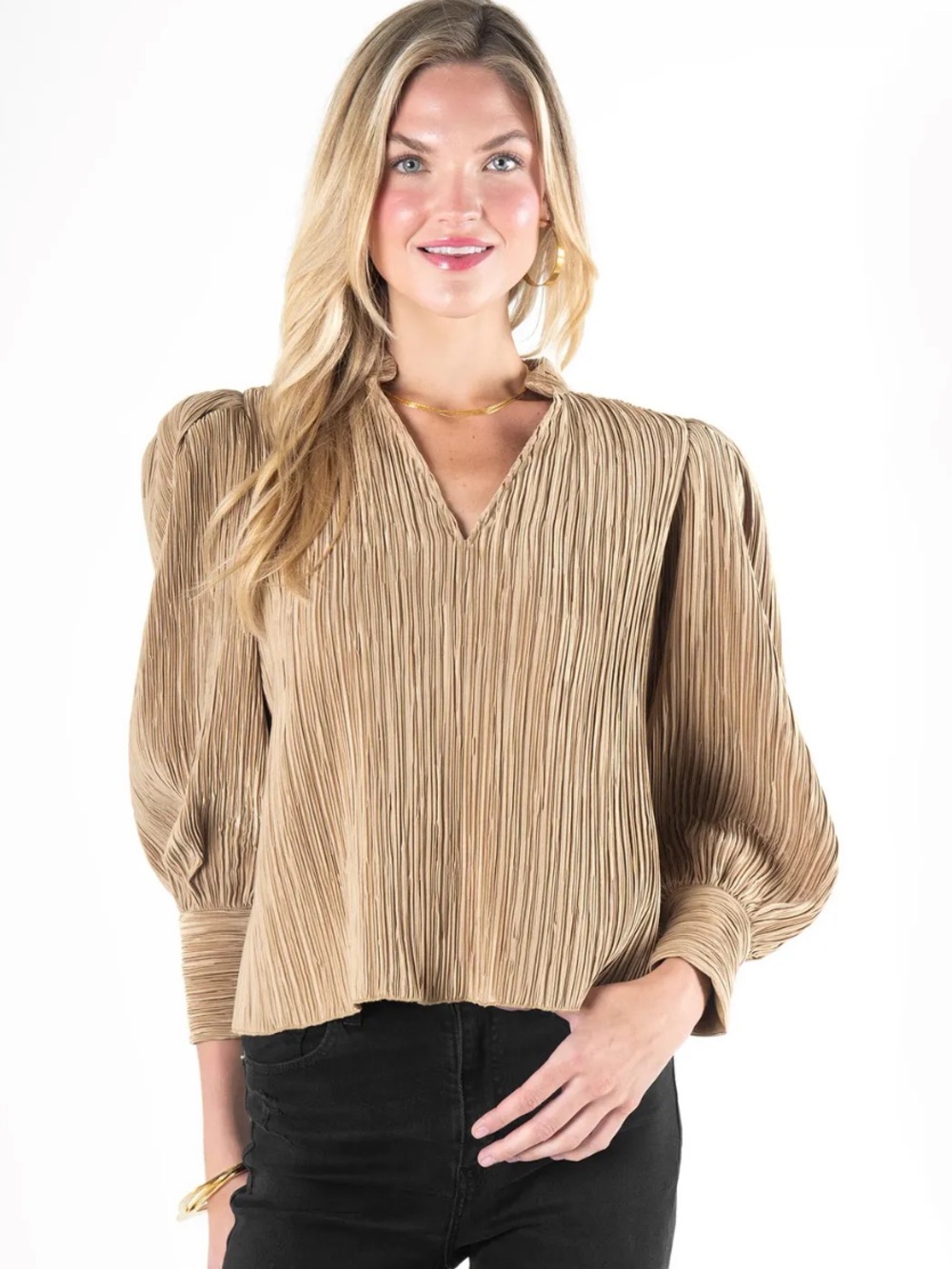 Emily McCarthy Hampton Top in Lark